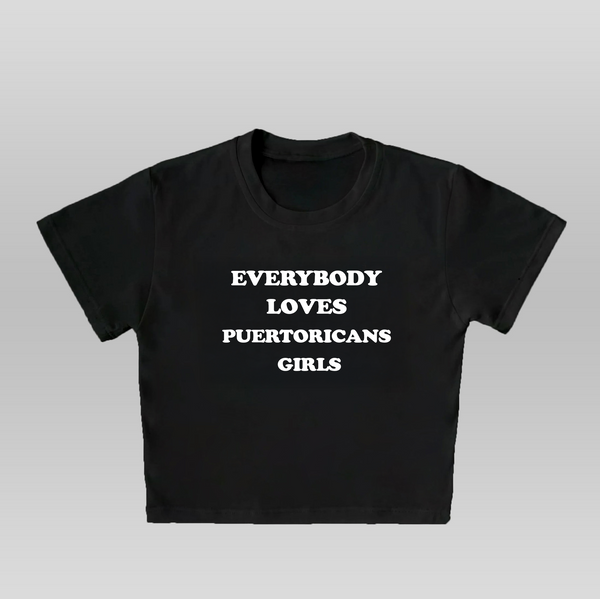 EVERYBODY - BABY TEE/CROP TOP