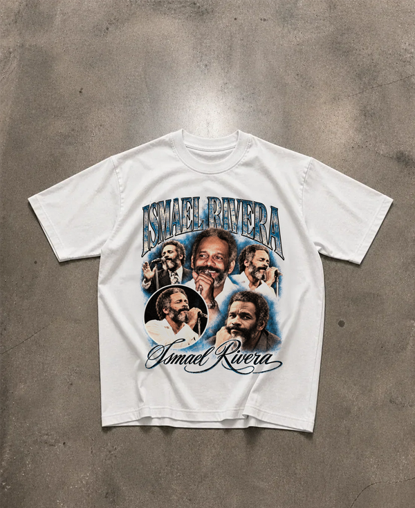 Camiseta Blanca Ismael rivera blue