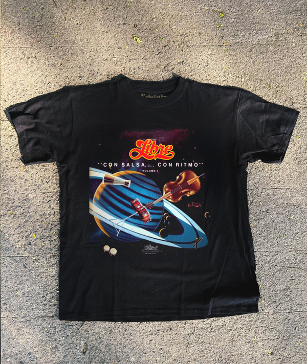 Libre Con Salsa Black T-Shirt