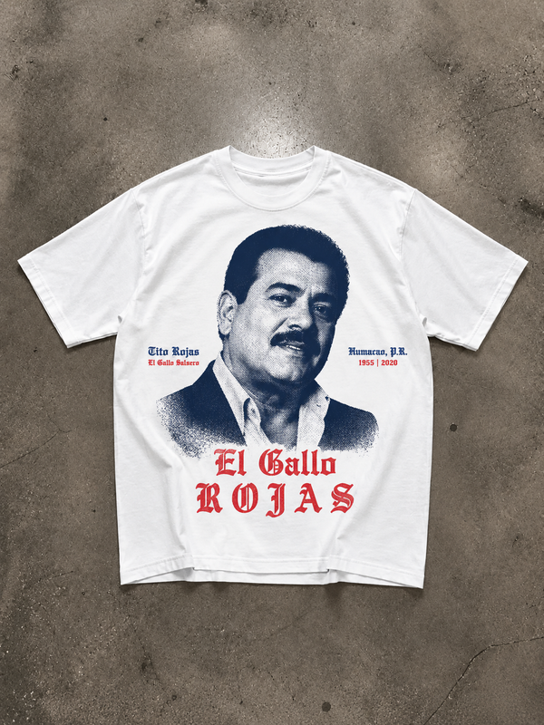 Camiseta Blanca Tito Rojas Bronx