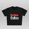 I LOVE SALSA - BABY TEE/CROP TOP